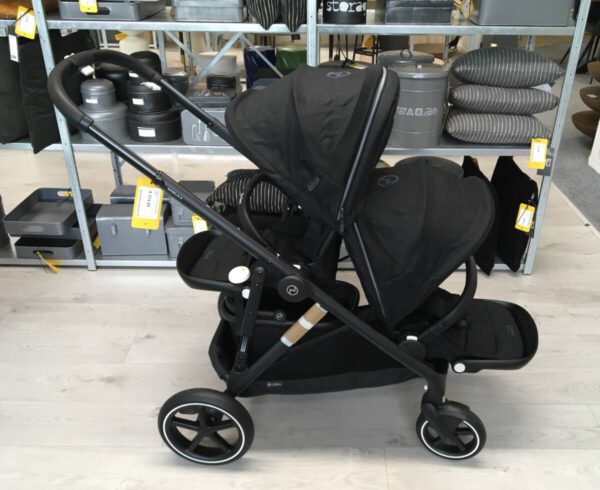 Cybex Gazelle S BLK Moon Black - black Duo wandelwagen