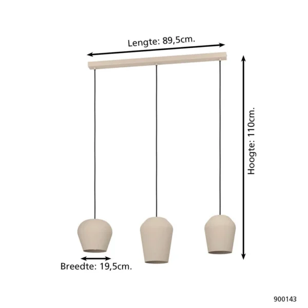 EGLO hanglamp Cambaito (Ø19,5 cm) - Afbeelding 2