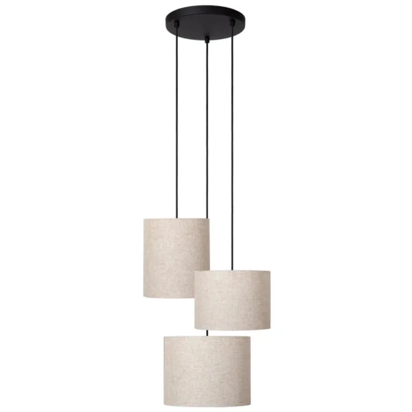 Lucide MAYA - Hanglamp - Ø 46 cm - Beige